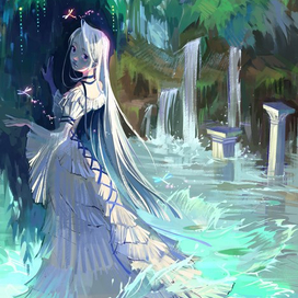 I slowly go, passing through willows