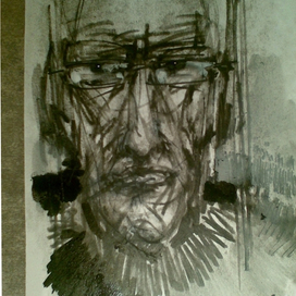 Портрет пенсионера в новых далекоглядных одноразовых очках