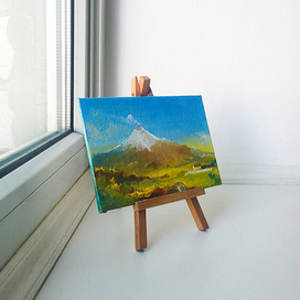 Учебное по картине Frederic Edwin Church's "Cotopaxi"