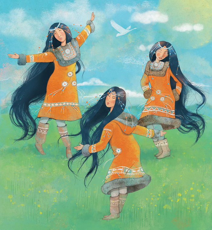 Сказка "Легенда о храбром богатыре Узоне и его возлюбленной Наюн"