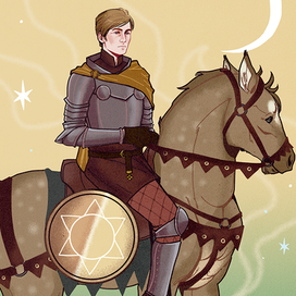 таро забытых легенд - рыцарь пентаклей