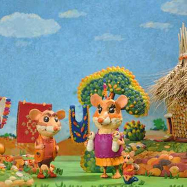 Герои армянских сказок, сделанные из пластилина