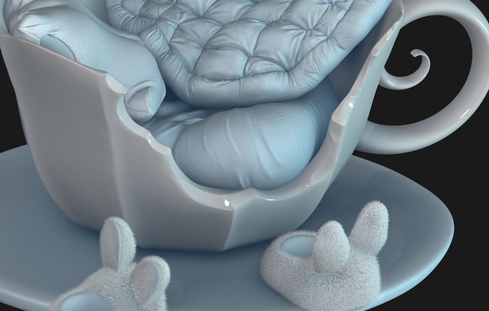 The bed of little someone