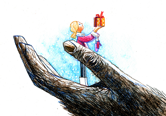 Новогодняя открытка, 2016