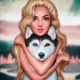 "Девочка с собакой"