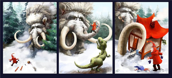 Девочка и мамонт