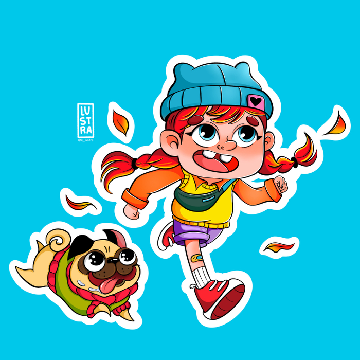 Мэгги и Рик. Стикер 