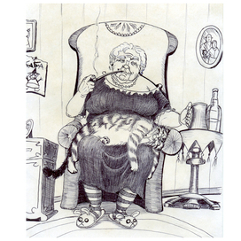 Книжные коты - Грибо