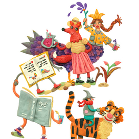 Пластилиновые персонажи