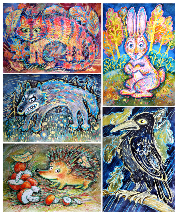 Зверики разные