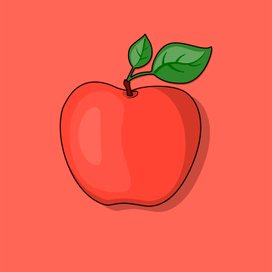 Red apple