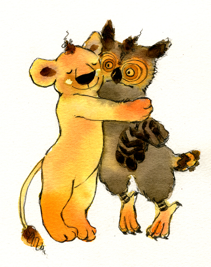 Лев и Филин