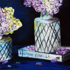 Сирень в вазах