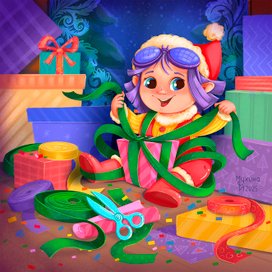 Новогодний эльф.