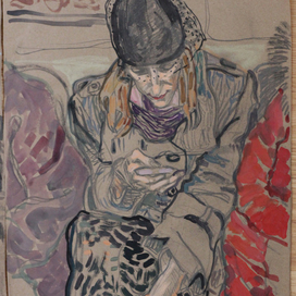 гражданка в метро 