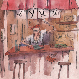 Иллюстрации к китайскому рассказу "Жэньюй"