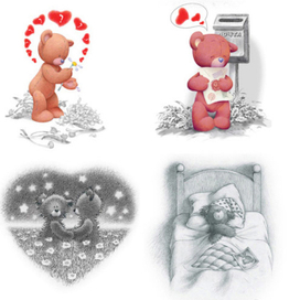 Мишки для открыток, 2003 г.