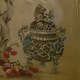 Восточная курильница (фрагмент)