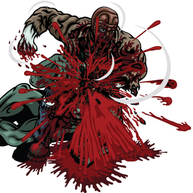 Разнос головы чудовища