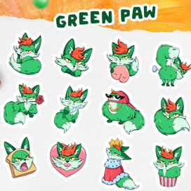 Зеленая лапка