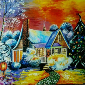 Рождественский пейзаж