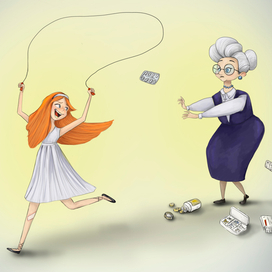 Иллюстрации к сказке про Олесеньку и Софью Карловну