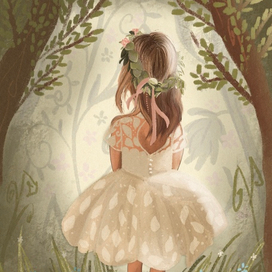 Открытка из серии «Маленькие принцессы»