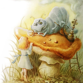 Синяя гусеница дает совет