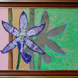 Цветок (батик)