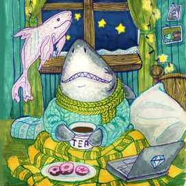 Открытка-иллюстрация