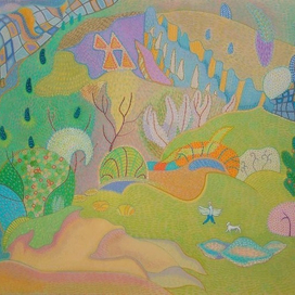 Садовник и белая собачка