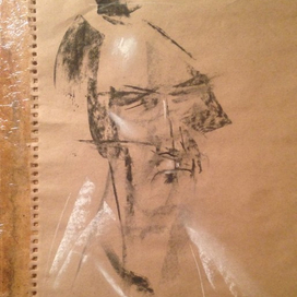 Знакомый добрый японец с нарисованным шрамом