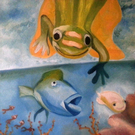 лягушка путешественница в гостях у рыбы наполеон