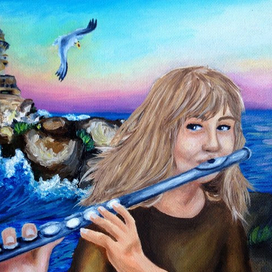 Иллюстрация к рассказу Алины Князевой "Сказочник".