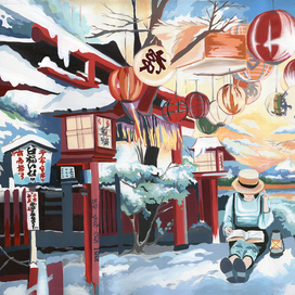 Япония зимой