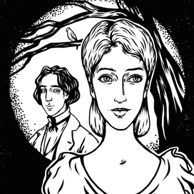 Book Illustration. The Nightingale and the Rose by Oscar Wilde