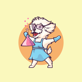 maltese terrier mascot 01