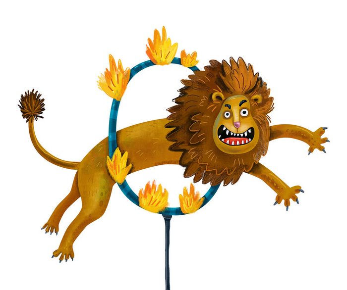 Не очень адекватный лев