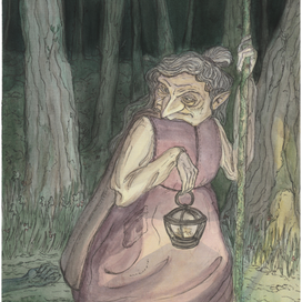 Эльф в лесу