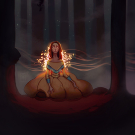 Слепая девочка