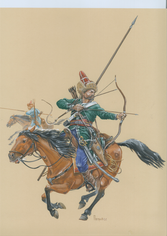 Башкирский воин 1812-1814г.