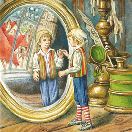 "Путешествие Нильса с дикими гусями".