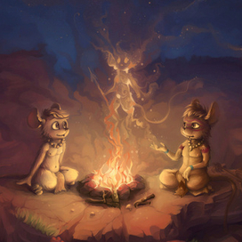 Мыши у костра