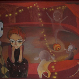 В цирке............