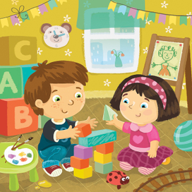 Картинка дети в детском саду