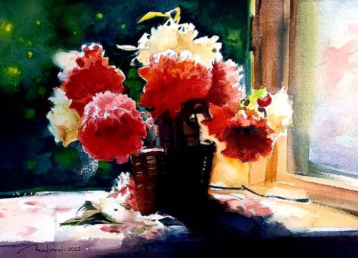 ,,Пионы в...ноябре,,