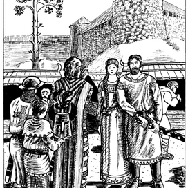 Иллюстрация к книге "Богатырская невеста".