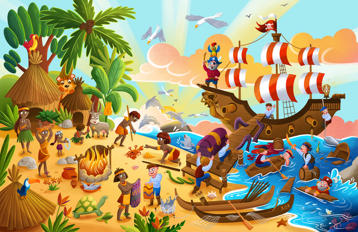 остров пиратов