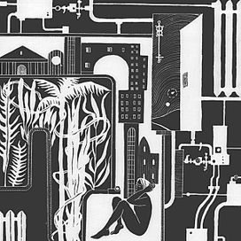 Иллюстрация к стиху И.Бродского "Наряду с отоплением.."