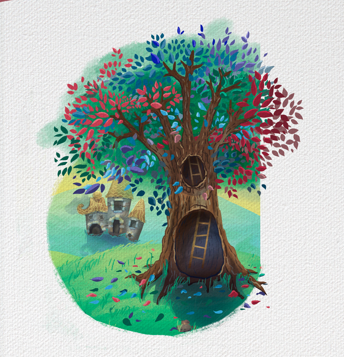 Сказочное дерево. Фрагмент